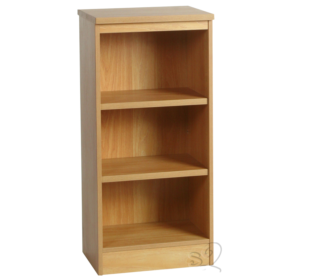 Hampton Oak 2 shelf Bookcase