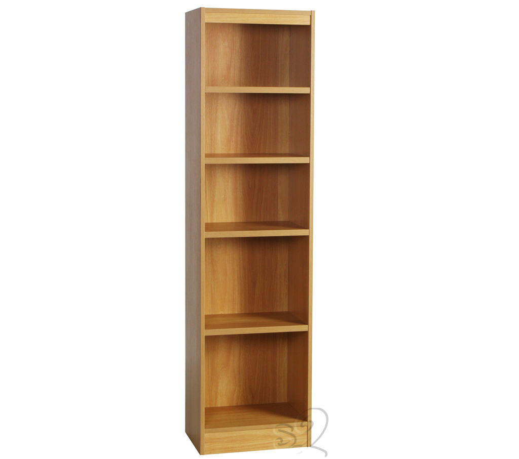 Hampton Oak Bookcase with 4 shelves