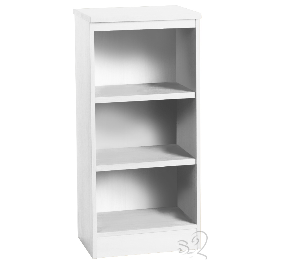 White 2 shelf Bookcase