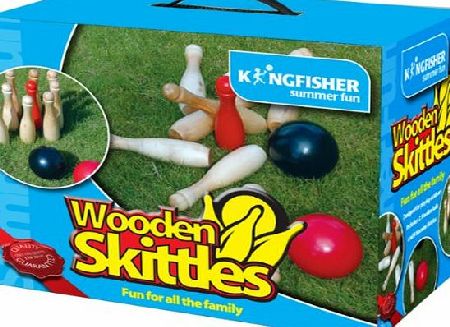 Wooden Skittles Set
