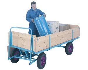 Hand drawn trucks with sides and ends