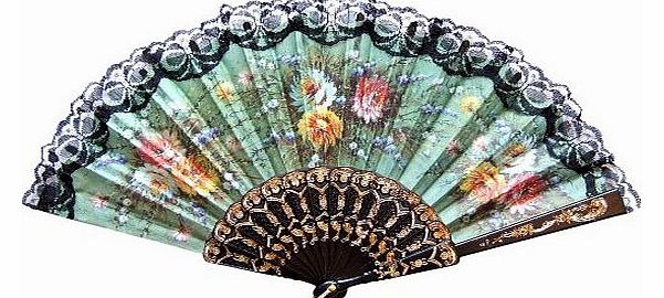 Hand Fan E77 - Hand fan Designs Fashion fabric decoration lady fan