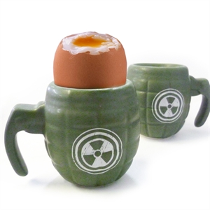 Hand Grenade Egg Cups - Set of 2