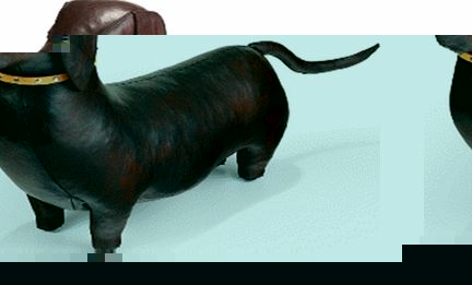 Handmade Leather Dachshund-Standard 3261