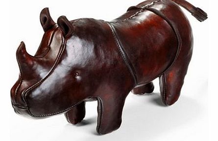 Handmade Leather Rhino - Miniature 1106CX
