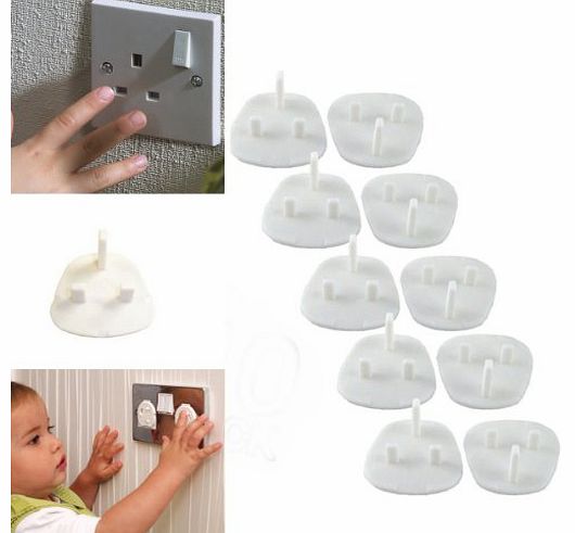 Handy Helper 10 Baby Children Mains Socket Saftey Plug In Covers