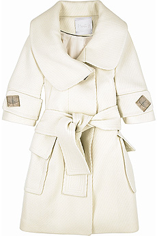 Hanii Y Oversized coat with belt