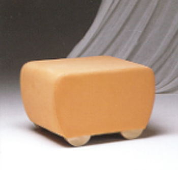 Hanley &amp; Woods Cirrus Buckskin Footstool