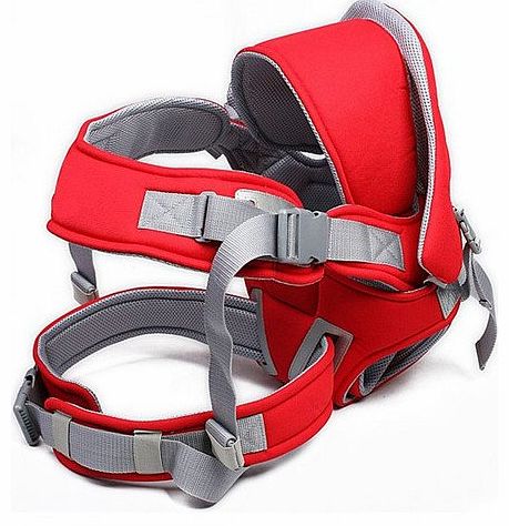 Red Front &Back 6in 1 Baby Infant Carrier Backpack Sling Newborn Pouch Wrap