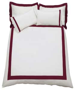 Hannah Grosvenor Claret Duvet Cover - Double