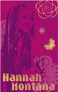 hannah montana Golden Glamour Rug