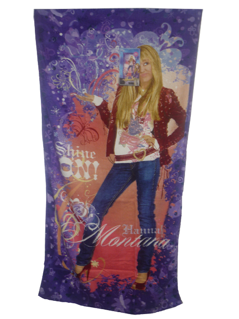 Hannah Montana `hine On`Towel Printed Design
