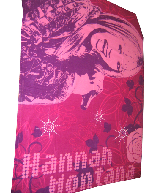 Hannah Montana Large Fleece Blanket Printed