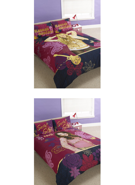 Hannah Montana `lter Ego`Reversible Double Duvet Cover Design Bedding