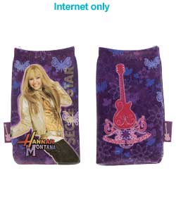 hannah montana MP3 and Mobile Sock - Purple