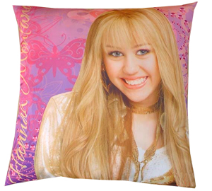 hannah montana Star Square Cushion