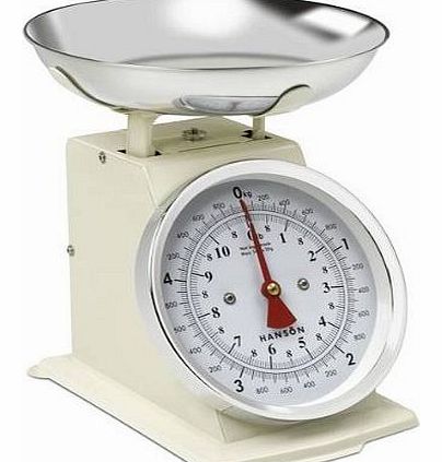500 Cream 5kg Capacity Traditional Mechanical Kitchen Scale