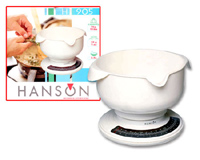 Hanson Mechanical Kitchen Scales (5kg Capacity)