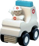 Hape International Woody Click Ambulance Car