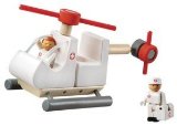 Hape International Woody Click Ambulance Helicopter