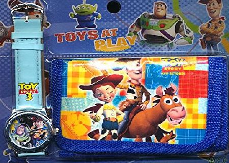 Happy Bargains Ltd Toy Story Childrens Watch Wallet Set For Kids Children Boys Girls Great Christmas Gift Gifts Present - Sold by Happy Bargains Ltd