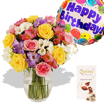 Happy Birthday - flowers