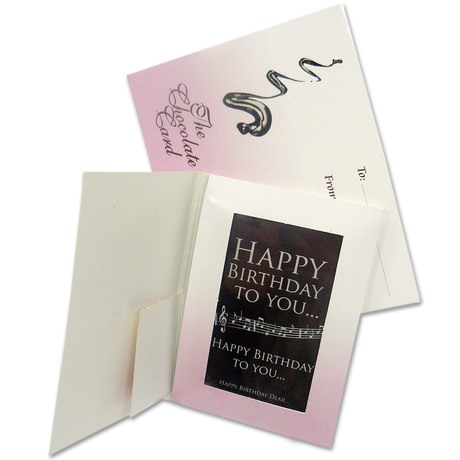Happy Birthday Chocolate Card