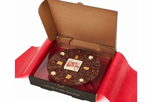 Happy Birthday Chocolate Pizza 5159