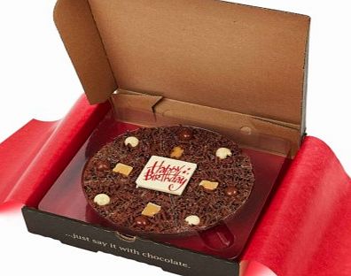 Happy Birthday Chocolate Pizza 5159S