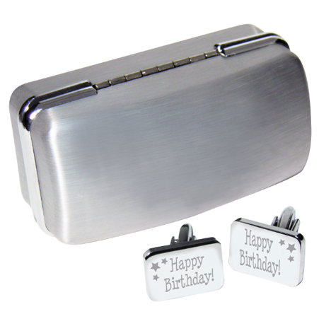 Happy Birthday Cufflinks