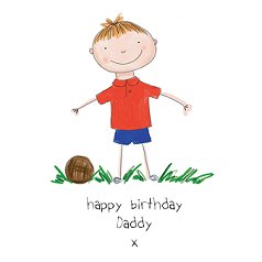 Happy Birthday Daddy Card boy
