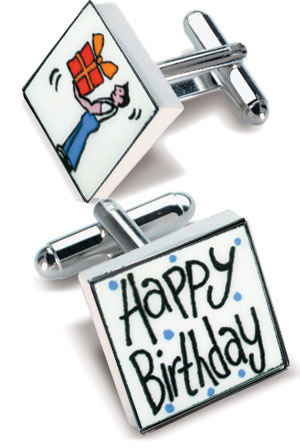 Happy Birthday (Man) Cufflinks