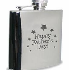 Happy Fathers Day Hipflask