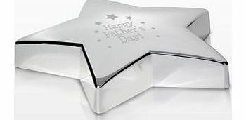 Happy Fathers Day Star Paperweight