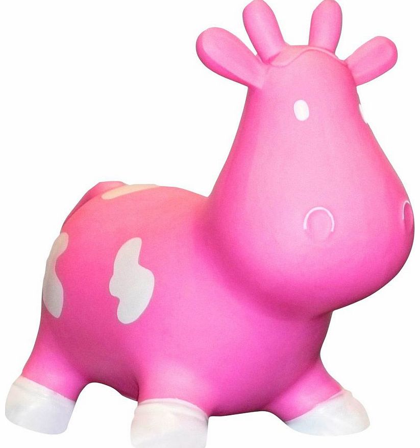 Happy Hopperz Inflatable Pink Cow 2014