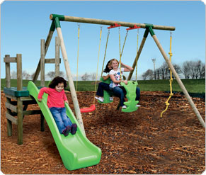 Happy Land Little Tikes Strausbourg Swing and Slide