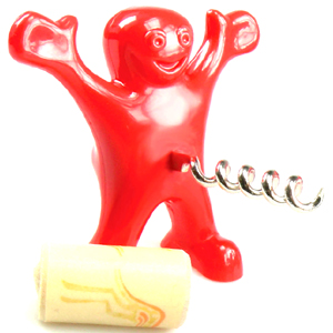 Happy Man Corkscrew