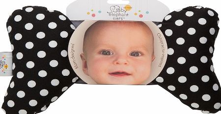 Happy Mummy Baby Elephant Ears Pillow Black Spot