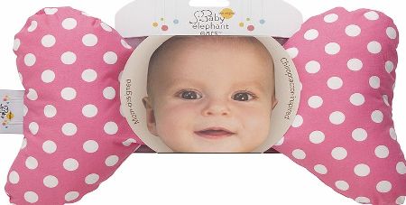 Happy Mummy Baby Elephant Ears Pillow Pink Spot