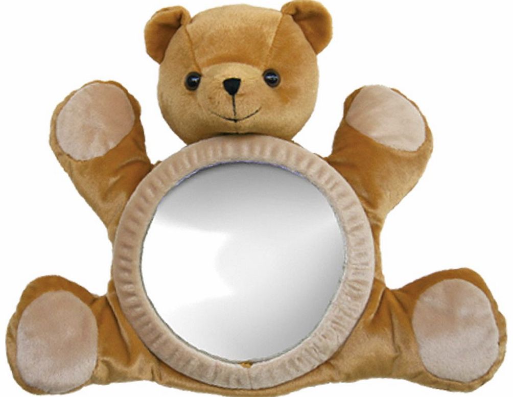 Happy Mummy Bear View Mirror Brown