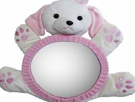 Happy Mummy Bear View Mirror Pink Puppy