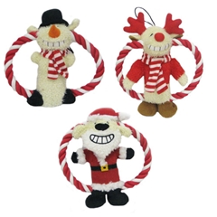 Happy Pet Christmas Reindeer Buddy Frisbee Dog Toy by Happy Pet