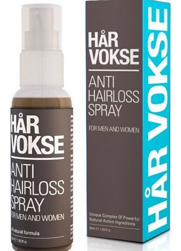 Har Vokse Hair Loss Repair and Hair Growth Spray for Fuller, Thicker, Healthier Hair - 1 Bottle