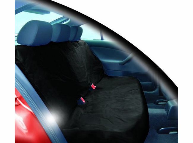 Hardcastle 2pce Water Resistant Rear Car Seat Cover - Black