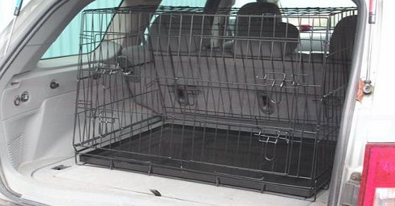 Hardcastle Folding Metal Car Boot Pet Dog Cage