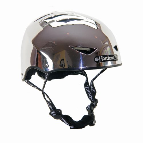 HardnutZ Helmets Auto Street Cycle Helmet - Chrome, 58-61cm