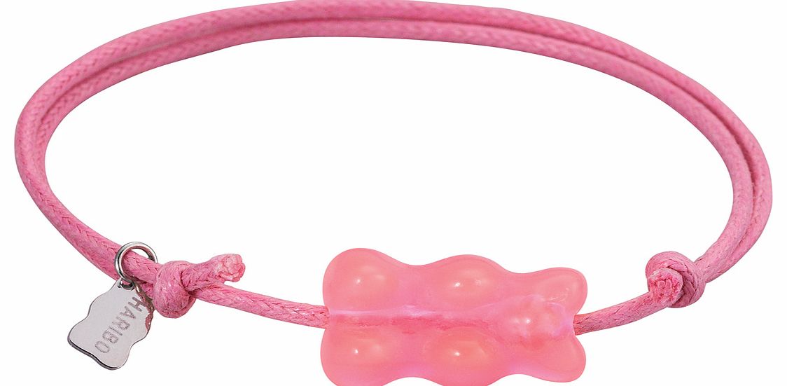 Haribo Bijoux Pink Cord Pink Haribo Gummy Bear Bracelet from