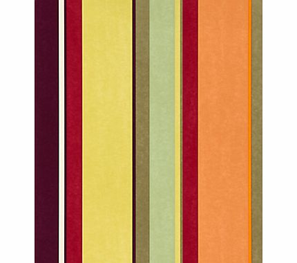 Harlequin Bella Stripe Wallpaper, Dark Multi,