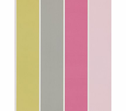 Harlequin Camille Wallpaper, Slate / Fuchsia,