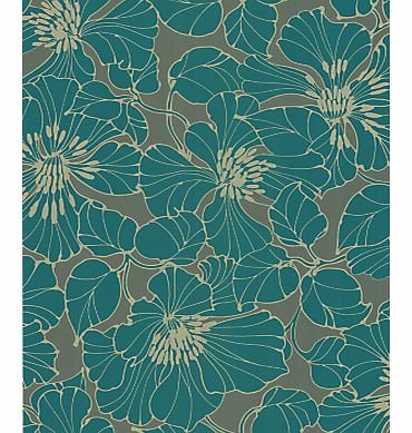Wallpaper, Passion 30734, Teal